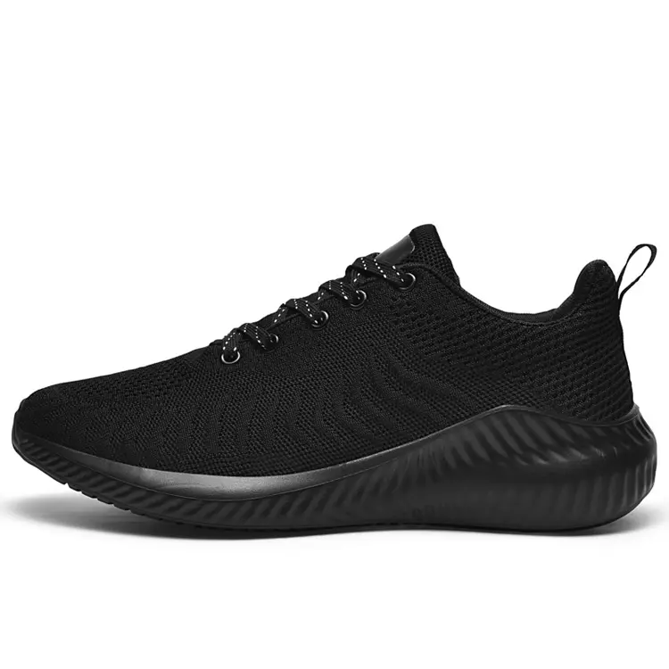 Jian Er shoes Factory Wholesale MD Outsole Fly Knit Upper Men Trainers Running Sneakers